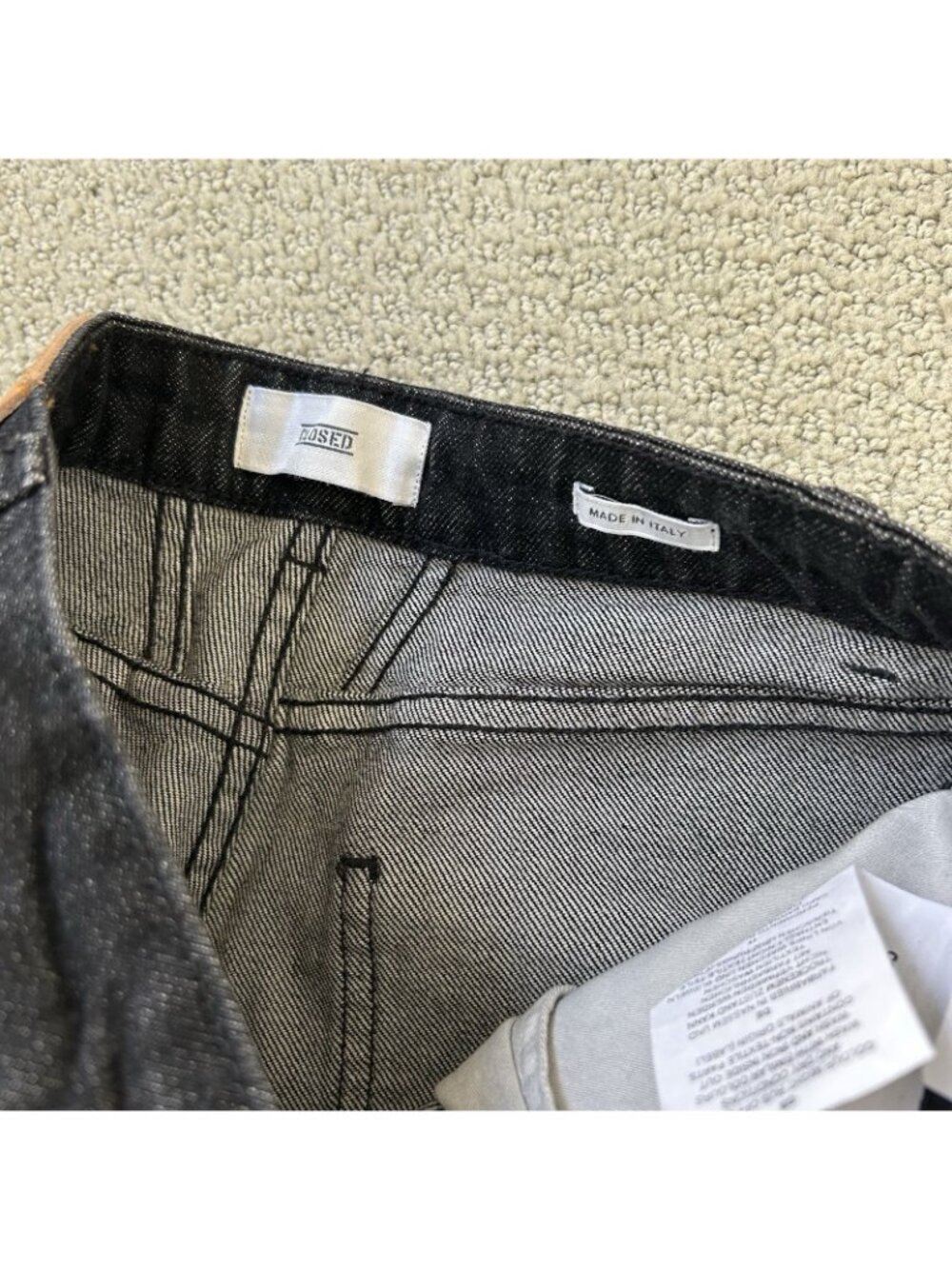 NWT CLOSED Womens Dark Wash High Waist Slim Fit Straight Leg Jeans Milly Size 24 - Picture 14 of 16
